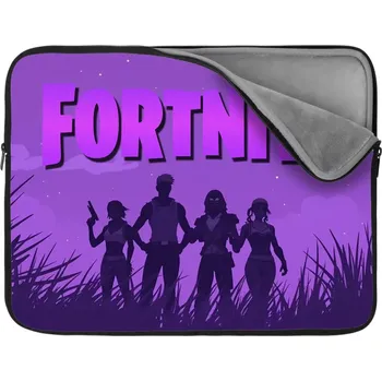 pouzdro na notebook Sablio Obal na notebook FORTNITE Fialová silueta - 17
