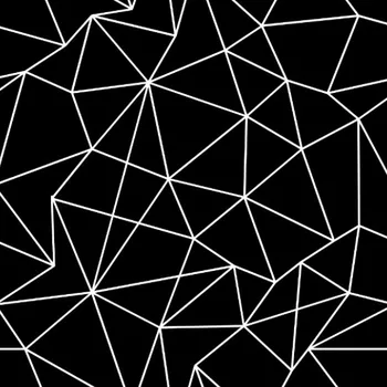 Recyklovaná plavkovina z PET lahví geometrický vzor Nola černá