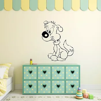 samolepka Sablio Samolepka na zeď: Pejsek - 48x60 cm