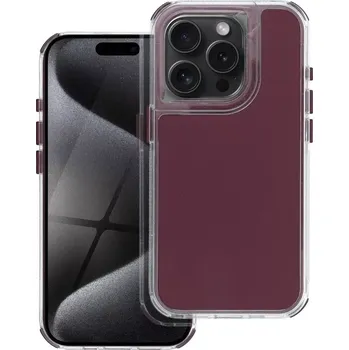 Pouzdro na mobilní telefon Pouzdro CASE Matrix na Apple iPhone 15 Pro Max - Burgundské