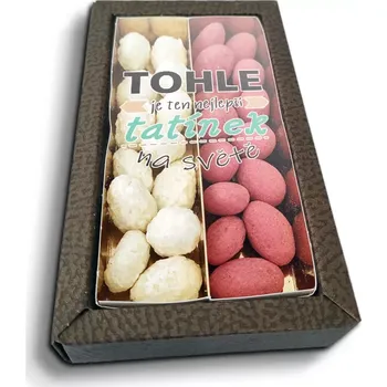 Čokoláda Sablio Mandle v čokoládě Tohle je ten nejlepší tatínek na světě - 2x 80g