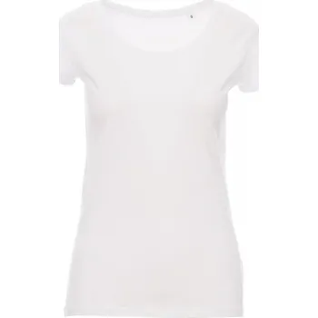 Dámské tričko Payperwear Dámské triko s velkým Party výstřihem Barva: Bílá, Velikost: L