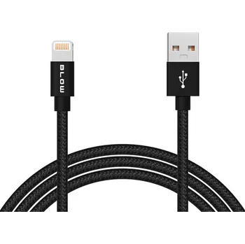 Datový kabel 1m modrý pletený USB kabel pro iPhone