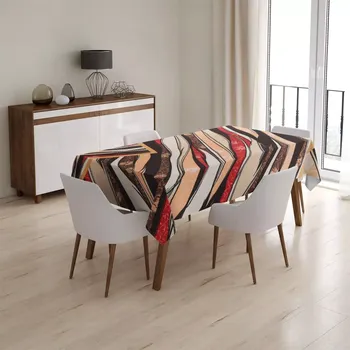 ubrus Sablio Ubrus Pruhovaný motiv - 90x90 cm