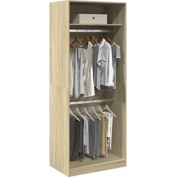 Příborník a kredenc zahrada-XL Šatní skříň dub sonoma 80 x 50 x 200 cm kompozitní dřevo 3307794