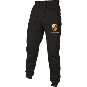 B&C pánské tepláky SPODNIE JOGGERY PORSCHE černé, velikost XXL