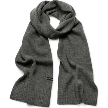 Šála Kaleb | Tmavě šedá šála Kane z merino vlny - Fawler