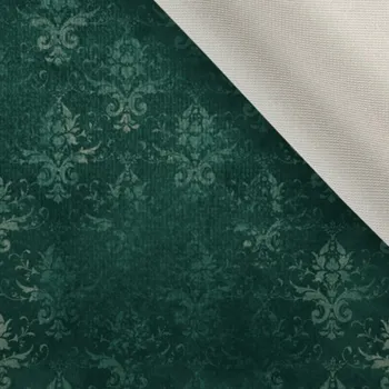 Látka samet/velvet Doris Glamour tmavě zelený