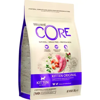 Krmivo pro kočku Wellness Core Cat Kitten kruta a kuře 300g