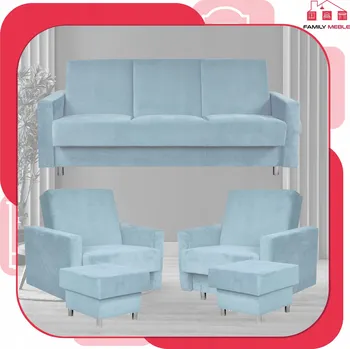 Sedací souprava Sedací souprava Family Meble modrá