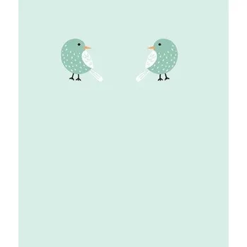 Látka kočárkovina PANEL C 40x50 birds