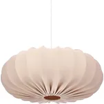 Designové závěsné osvětlení CAFEE - 1xE27, 40W, 66cm, kulaté, bílé / frappé