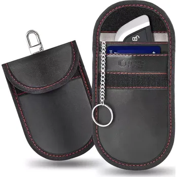 Tech-Protect KLR100 RFID Ochranné pouzdro pro bezkontaktní klíče a karty - Black/Red