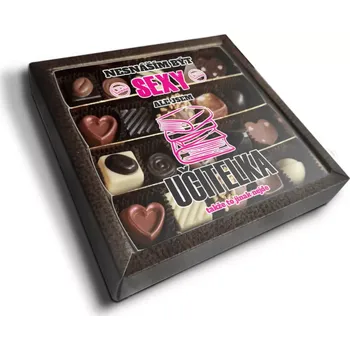 Bonboniéra Sablio Pralinky Nesnáším být sexy, ale jsem učitelka - 20 ks pralinek