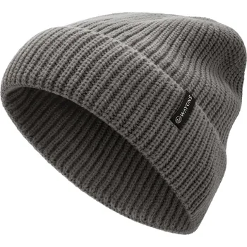 Čepice Baltic | Šedá žebrovaná pletená akrylová čepice - Waykins