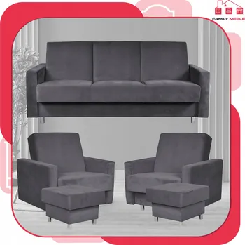 Sedací souprava Sedací souprava Family Meble šedá