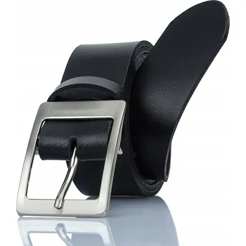 Opasek GRACIO Pásek Černý ke kalhotám DŽÍNŮ 135 DLOUHÝ Stylová SPONA SKORA