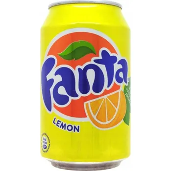 Limonáda Sycený nápoj FANTA Lemon plechovka 330 ml