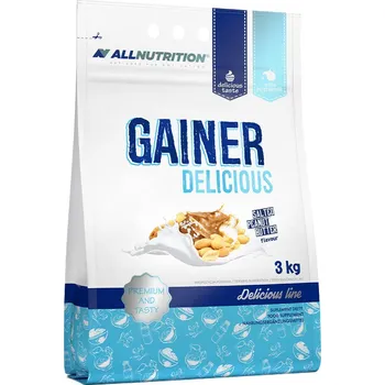 Fitness strava ALLNUTRITION Gainer Delicious (3000 g, Slané arašídové máslo)
