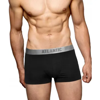 Pánské spodní prádlo ATLANTIC MODALOVÉ KRAŤASY BOXERKY PÁNSKÉ BMH012 *XXL* černé