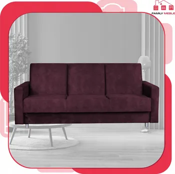 Pohovka Rozkládací pohovka Alicja s úložným prostorem, pružinový systém Bonell, postel Family meble PUR