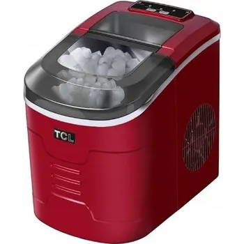 Výrobník ledu Výrobník ledu TCL ICE R9 15 kg/24h, 2,2 litru, červený