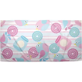 Sablio Ručník Roztomilí ptáčci - 30x50 cm