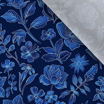 Úplet Punto di Roma 230g květiny tmavé 57