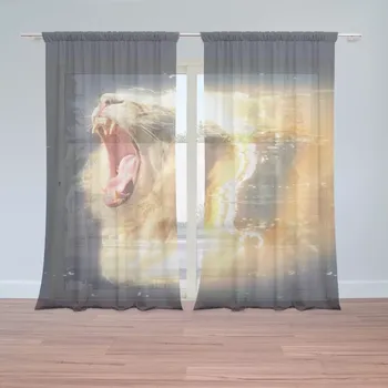 Záclona Sablio Záclony Lev art: 2ks 150x250cm