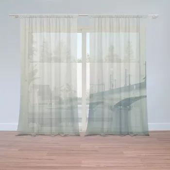 Záclona Sablio Záclony Železniční most: 2ks 150x250cm