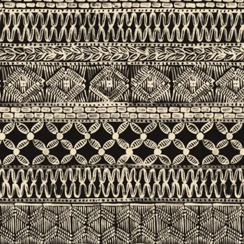 Látka s potiskem kočárkovina TD/NS Olivia kresba šedá na ecru