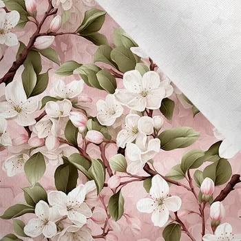 Látka matná na plavky, fitness oblečení pink sakura