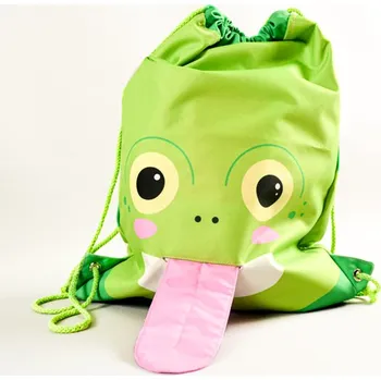 Panel na batoh z nepromokavého polyesteru FLUO žába