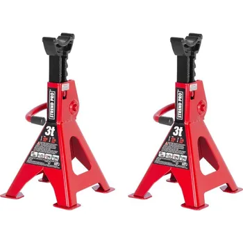 Hever STREND PRO Podstavce, podpěry pod auto 3000kg, 276-420mm, sada 2ks