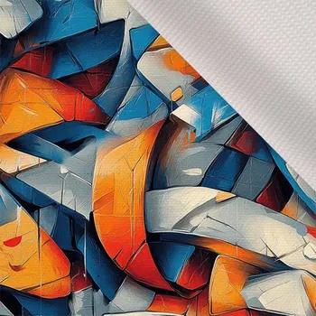 Látka na zimní bundy 20000/10000 grey graffiti