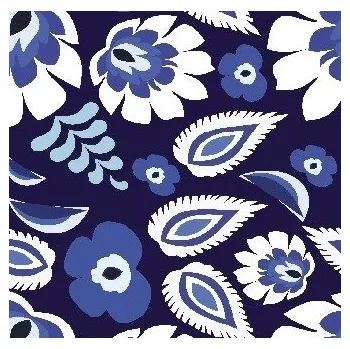 Látka softshell letní modrotisk