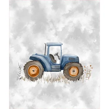 Panel z nepromokavého polyesteru 50x60 traktor na louce