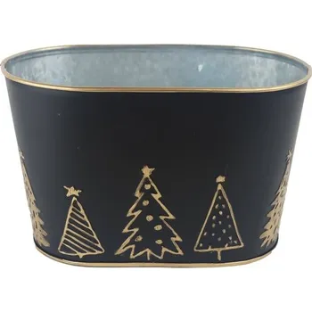 Květináč Vánoční květináč oválný K3911/1