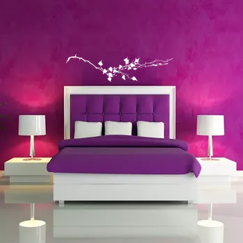 samolepka Sablio Samolepka na zeď: Větvička - 27x60 cm