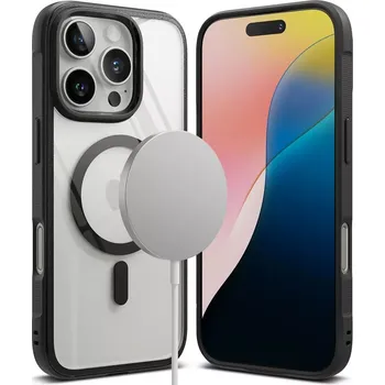 Pouzdro na mobilní telefon Pouzdro Ringke Fusion Bold Magnetic iPhone 16 Pro černé