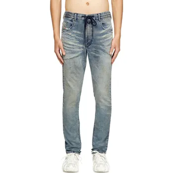 Pánské džíny DŽÍNY DIESEL 2032 D-KROOLEY-B JOGG SWEAT JEANS BLUE