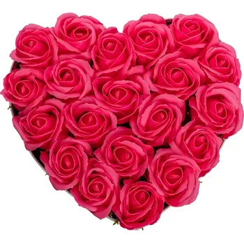 Mýdlo Mýdlová Kytice Pink | Bílé Srdce XL