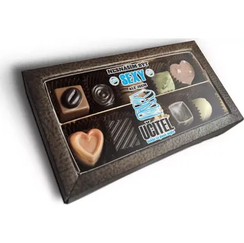 Bonboniéra Sablio Pralinky Nesnáším být sexy, ale jsem učitel - 10 ks pralinek