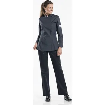 Dámské kalhoty Chaud Devant | Dámské kuchařské kalhoty Black stretch - Black / XL / XL / černá