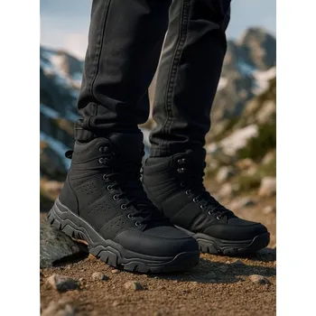 Pánské tenisky Sinsay - Šněrovací boty - černá - 990GP-99X - 990GP-99X-39