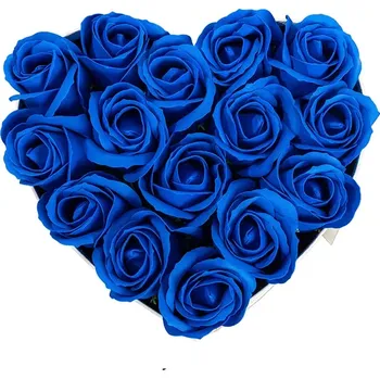 Mýdlo Mýdlová Kytice Blue | Bílé Srdce L