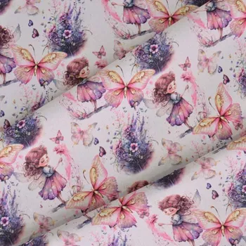 Zatemňovací látka / blackout lesní víla