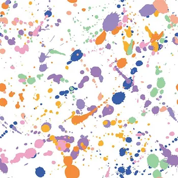 Funkční úplet na trička fluo cákance na bílém