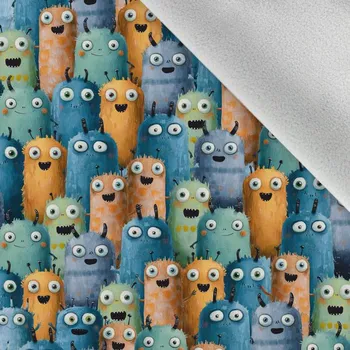 Softshell zimní barevné příšerky