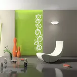 Sablio Samolepka na zeď: Swirl keřík - 200x46 cm